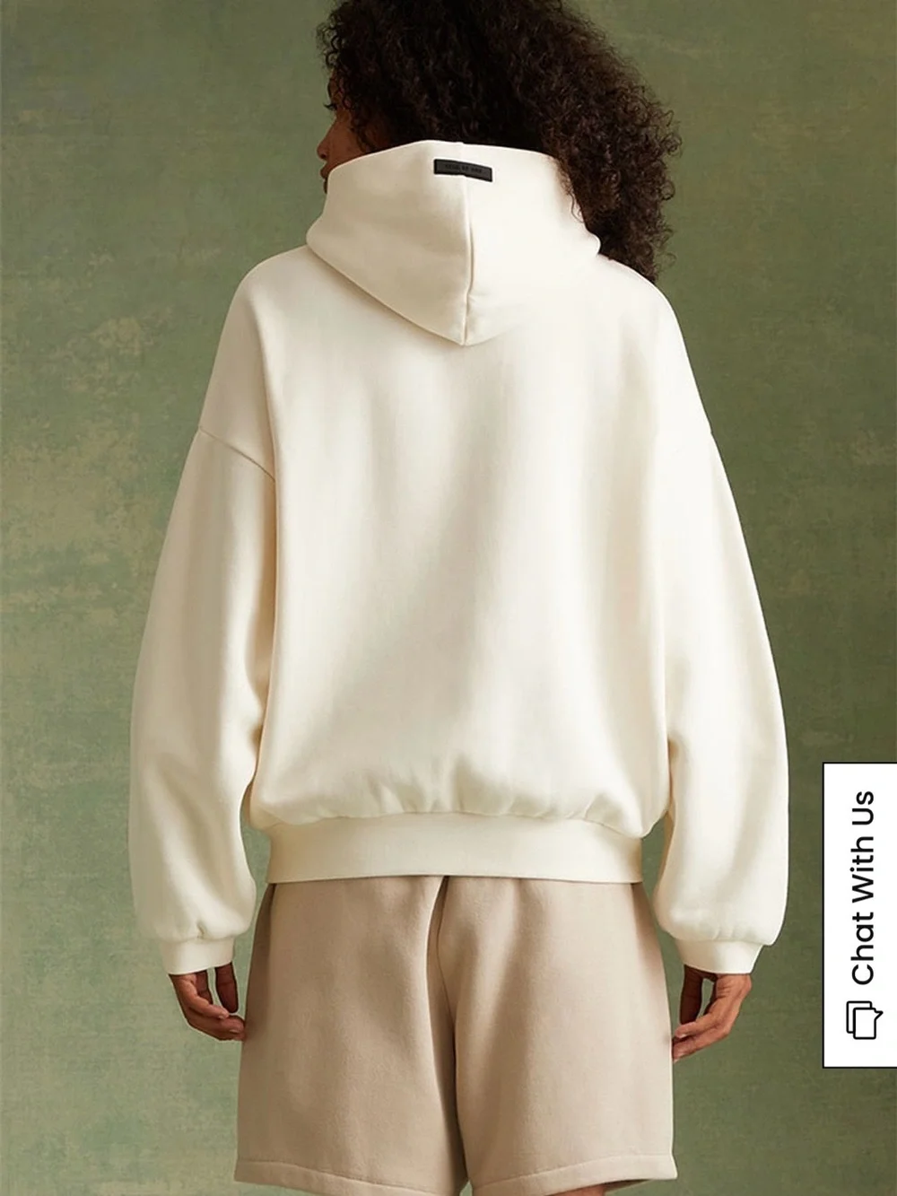 Fear of God Essentials Cloud Dancer Hoodie